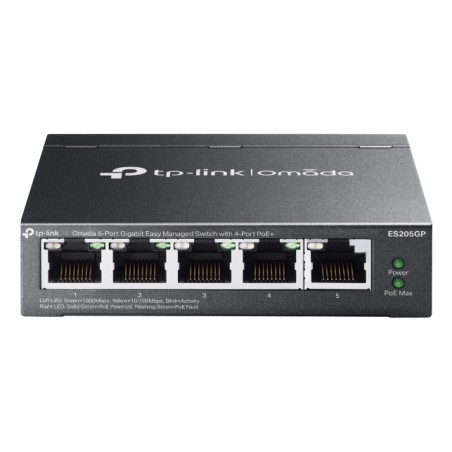 TP-Link Omada ES205GP V1 5-Port Gigabit Ethernet PoE Switch - Reliable Networking Solution for Enhanced Performance